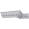 Ekena Millwork 3"H x 2 3/4"P x 4"F x 94 1/2"L Dentil Crown Moulding MLD02X02X04DE - alternate 5